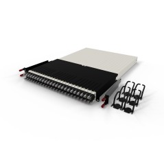 PATCHBOX 30RU UTP Black - Versatile Cable Management Solution for Organized Spaces